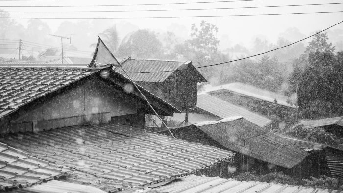 Tropical Rain at Bidayuh Village