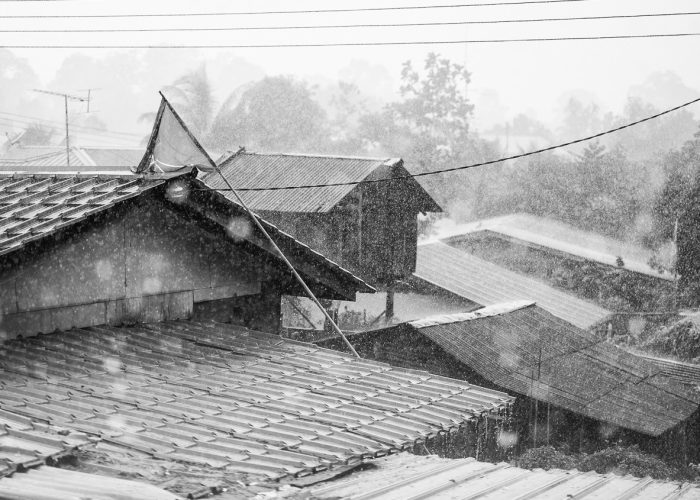 Tropical Rain at Bidayuh Village